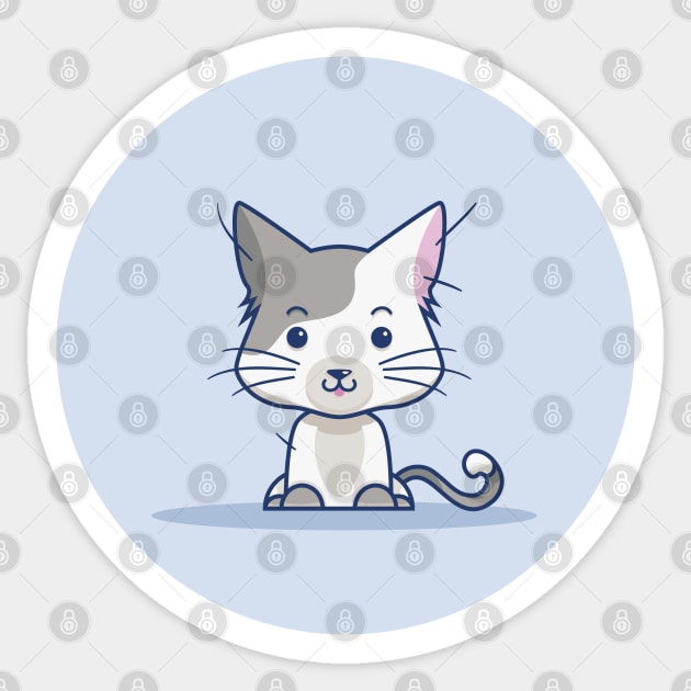 Cute little kitty Sticker by geep44